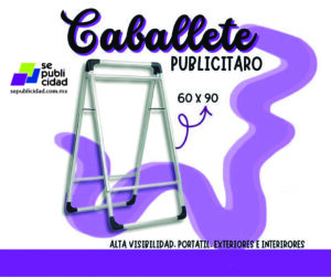 CABALLETE ALUMINIO UNA CARA_60X90